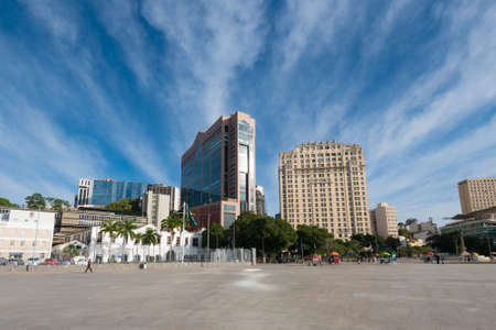 Empty Maua Square in Rio de Janeiro City Downtownのeditorial素材