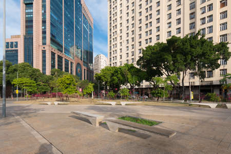 Empty Maua Square in Rio de Janeiro City Downtownのeditorial素材