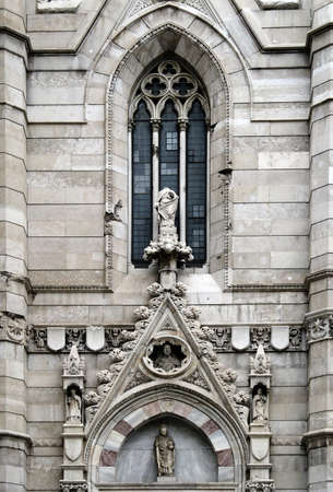 the duomo of naples,detailed exterior viewの写真素材