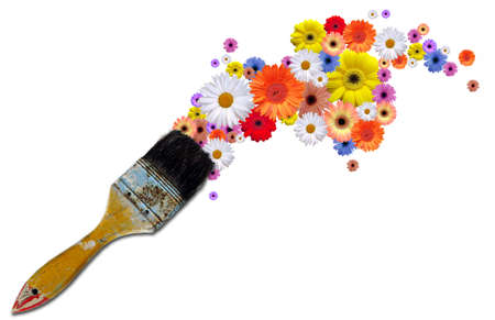 metaphoric paint for new ideasの写真素材