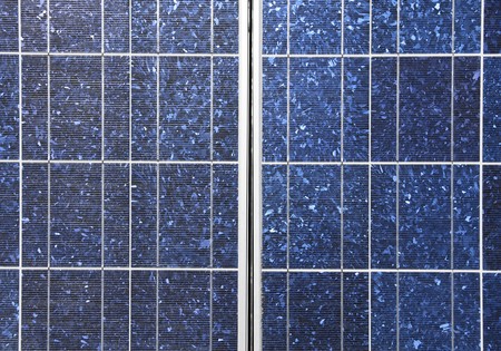 Solar panel detail. ecological solar power stationの写真素材