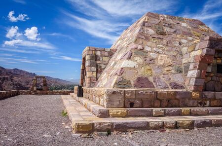 Pukara de Tilcara, pre-Columbian fortifications, Argentinaの写真素材