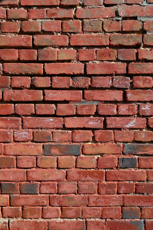 Old orange brick wall texture background. Wallpaperの写真素材