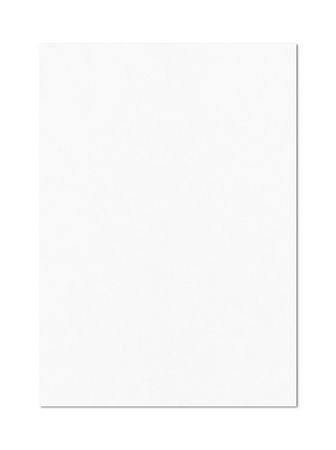 Blank A4 paper sheet mockup template isolated on white backgroundの写真素材