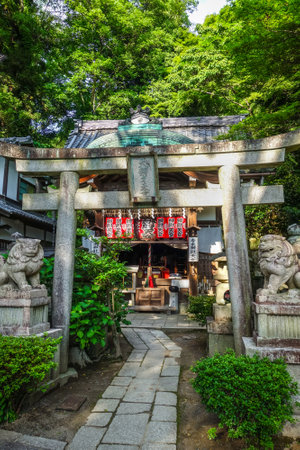 Building in Chion-in temple garden, Kyoto, Japanのeditorial素材