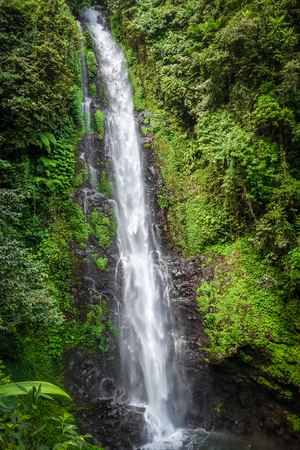 Melanting Waterfall in Munduk, Bali, Indonesiaの写真素材