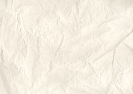Old crumpled paper texture background. Vintage wallpaperの写真素材