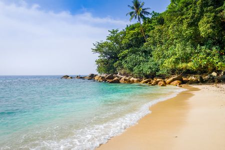 Turtle Sanctuary Beach, Perhentian Islands, Terengganu, Malaysiaの写真素材