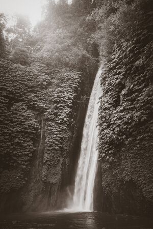 Red Coral Waterfall in Munduk, Bali, Indonesia