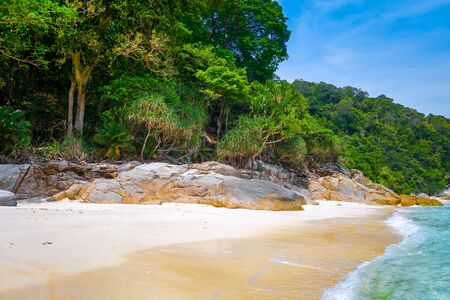Turtle Sanctuary Beach, Perhentian Islands, Terengganu, Malaysiaの写真素材