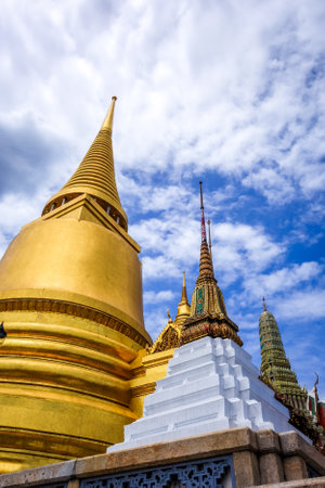 Grand Palace complex landmark in Bangkok, Thailandのeditorial素材