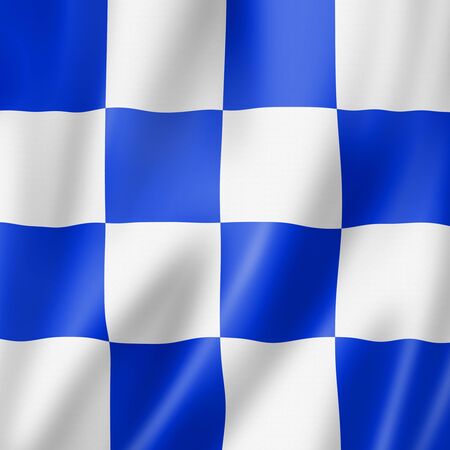 November international maritime signal flag. Nautical letters symbol collection. 3D illustrationの写真素材