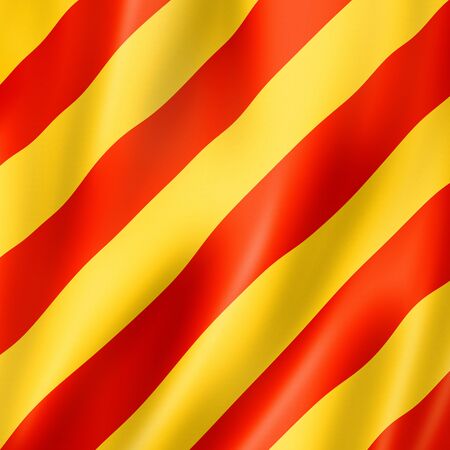 Yankee international maritime signal flag. Nautical letters symbol collection. 3D illustrationの写真素材