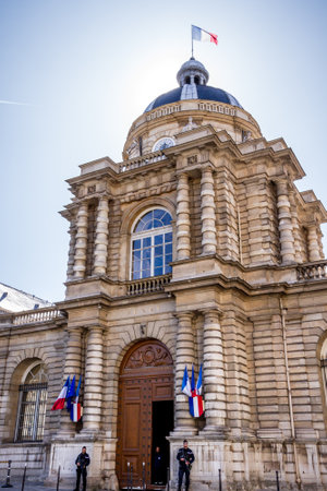 PARIS/FRANCE - September 19, 2019 : French Senate monumentのeditorial素材