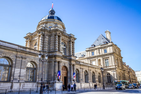 PARIS/FRANCE - September 19, 2019 : French Senate monumentのeditorial素材