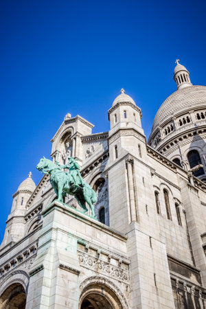 PARIS/FRANCE - September 6, 2019 : Basilica of Sacre Coeurのeditorial素材