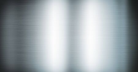 Silver brushed metal. Banner background texture wallpaperの写真素材