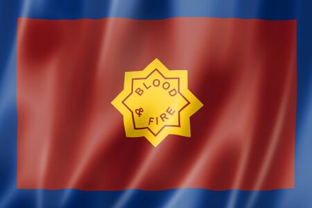 Salvation Army flag, United Kingdom. 3D illustrationの写真素材