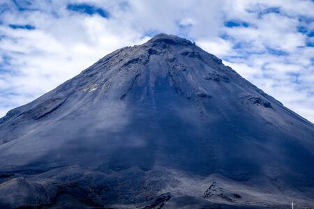 Pico do Fogo volcano in Cha das Caldeiras, Cape Verde