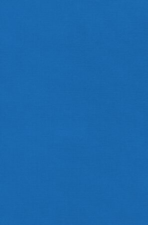 Blue canvas texture background. Clean fabric wallpaperの写真素材