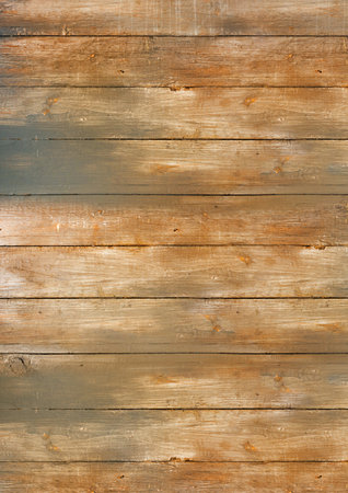 Old rough wood board background textureの写真素材