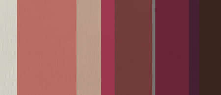 Cotton fabric texture printed with red colored stripes. Background wallpaper. Horizontal banner