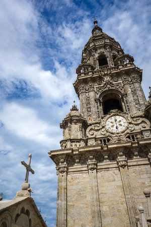 Santiago de Compostela Cathedral in Galicia, Spain