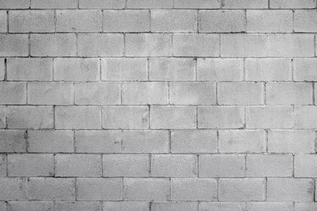 Cinder block wall background texture. Grunge backdrop wallpaperの写真素材
