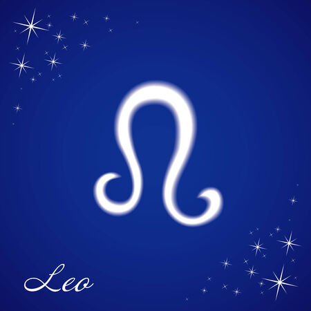 Illustration of Leo signのイラスト素材