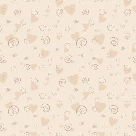 Valentine s Day Marine Seamless Pattern  Vector illustrationのイラスト素材