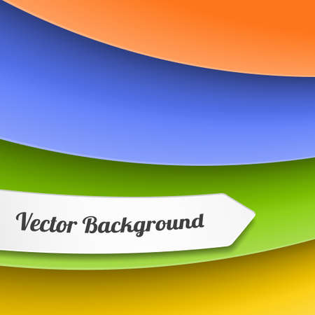 Abstract background with color stripes. Vector illustrationのイラスト素材