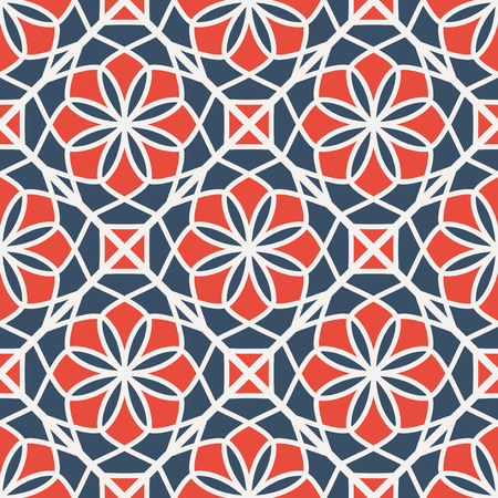 Seamless texture with geometric ornament. Vector patternのイラスト素材