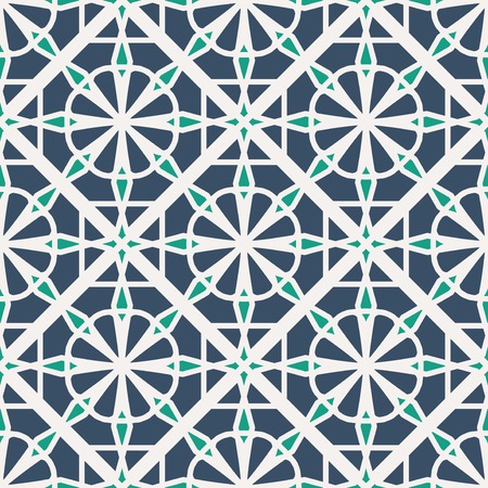 Seamless texture with geometric ornament. Vector pattern