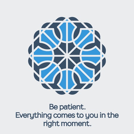 Asian religious circular ornament. Vector flat mandala designのイラスト素材