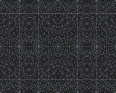 Seamless texture with geometric ornament. Vector lineart patternのイラスト素材