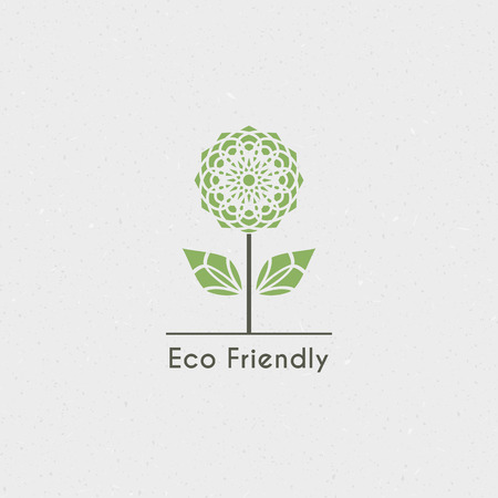 Vector Ecological Logoのイラスト素材