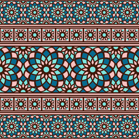 Vector Border Arabic Patternのイラスト素材