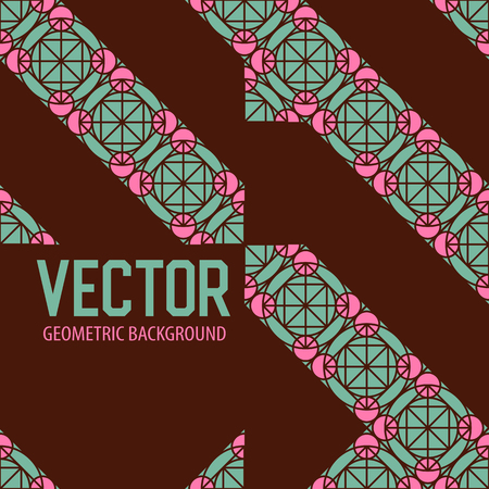 Geometric tiles decoration backgroundのイラスト素材