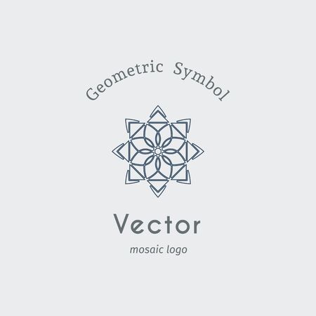 Vector Asian Linear Geometric Symbolのイラスト素材