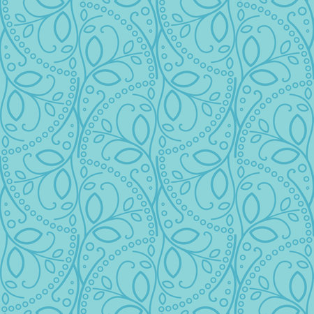 Seamless texture with floral arabic ornament. Vector vintage pattern. Oriental design for textile and clothのイラスト素材