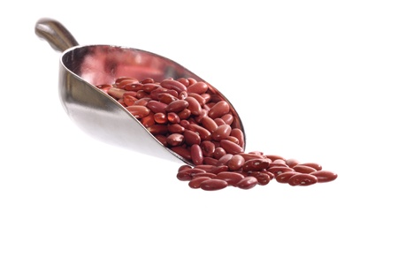 Image of the beans on the shovel の写真素材