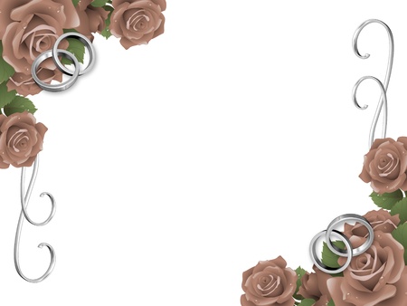 Wedding background, invitation cardの写真素材