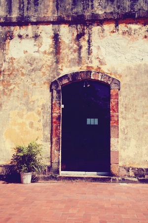 Old place entranceの写真素材