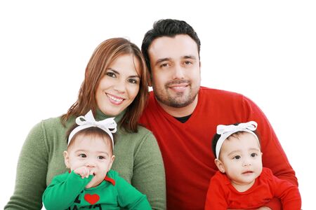 family and childrenの写真素材