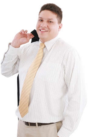 Handsome young businessman wearing suit 
の写真素材