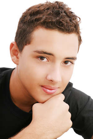 Portrait of young caucasian teenager 
の写真素材