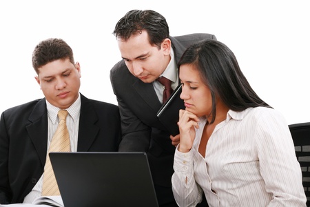 Business people working in team in the office 
の写真素材