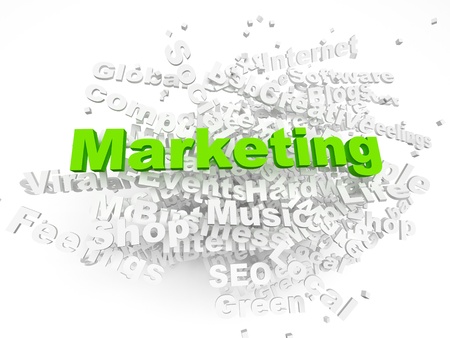 Group of Marketing related words. Part of a series of business concepts. の写真素材