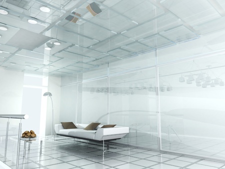 new modern office 3d の写真素材