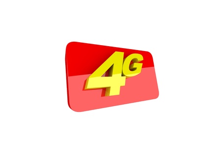 The letters 4G representing the new standard in wireless communication 